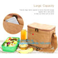 lunch box insulation washable paper lunch storage basket washable kraft paper bag, washable kraft paper storage basket plant pot